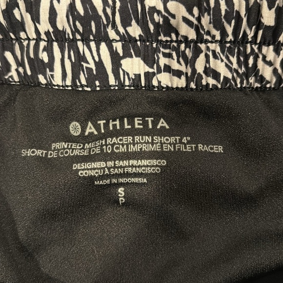ATHLETA MESH RACER RUN SHORTS - Picture 3 of 6